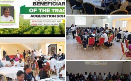 Cross River Government Launches Tractor Subsidy Programme, Trains Beneficiaries on Usage