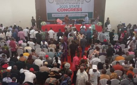 PICTORIALS from The Cross River 2025 State PDP Congress held in Calabar At Venetian Arena, Calabar.