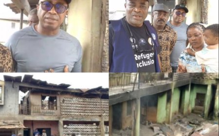 Cross River Lawmaker Samuel Neji Abang Vows Support for Ikom Fire Victims After Devastating Fire Outbrake