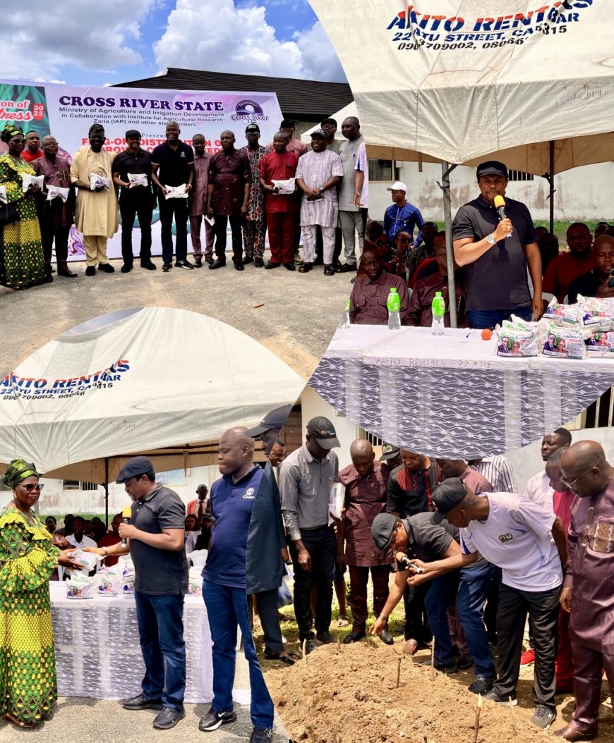 C’River Flags Off Distribution of Improved Cowpea Seeds to Boost Food Security, Nutrition