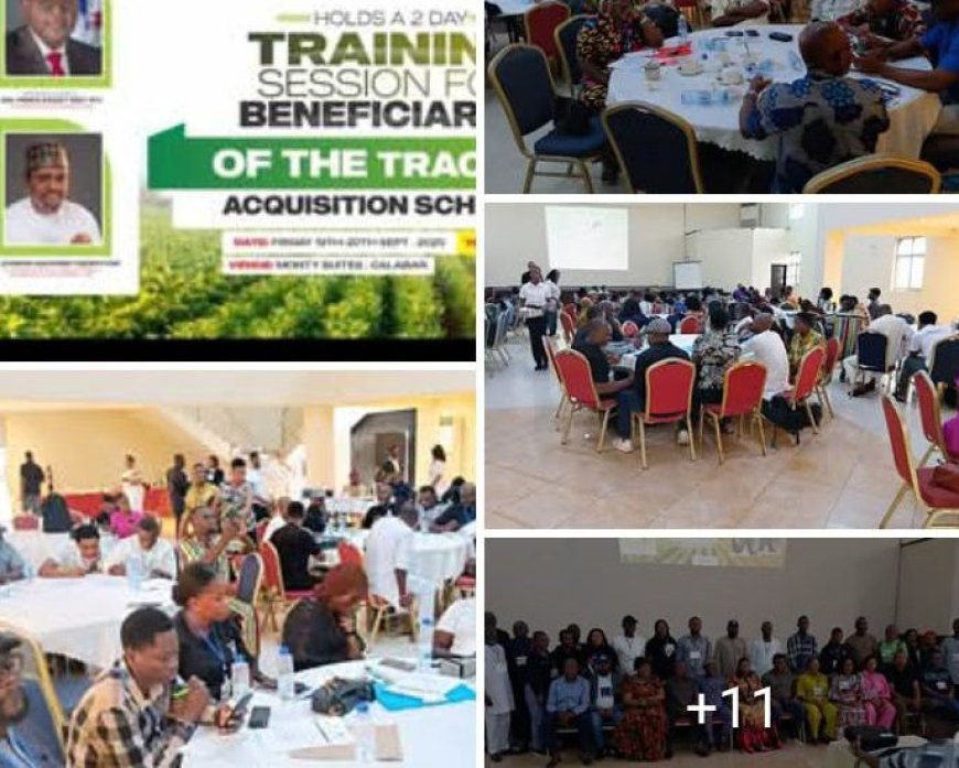 Cross River Government Launches Tractor Subsidy Programme, Trains Beneficiaries on Usage