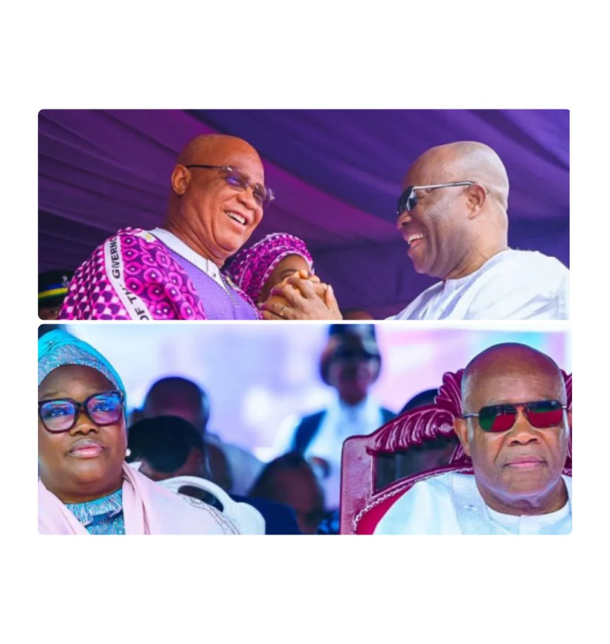 Akpabio, Wife Join Gov Eno at Memorial Service for Late First Lady of Akwa Ibom