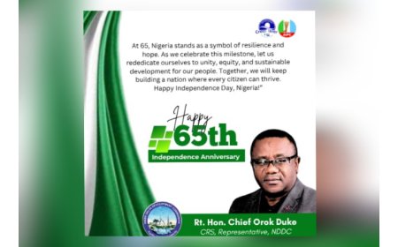 C'River NDDC Commissioner Urges Collective Action for Niger Delta Prosperity on Independence Day