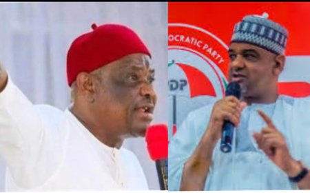 POLITICS: Wike, Damagun Battle Over Control Of PDP Structure Ahead of Ibaban Convention