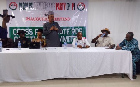 C'River: PDP Caretaker Committee Holds Inaugural Meeting in Calabar, Vows Party Rebirth
