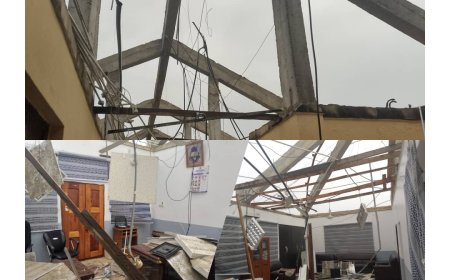 Windstorm Wrecks Roof of UNICAL Admin Block