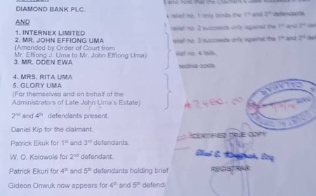 Groups Demand Gov Otu’s Aide Resignation Over Diamond Bank ₦208m Case