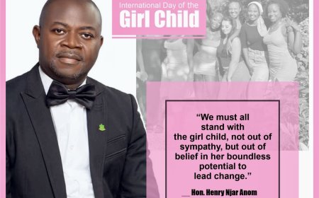 Etung Council Boss Celebrates Girl Child, Calls for Greater Support