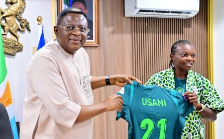 Cross River Governor Honors WAFCON Winner Miracle Usani with VVIP Status
