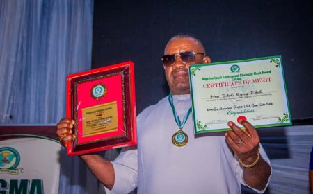 LOGMA 2025: Biase Chairman Emerge Most Outstanding LG Chairman (PROJECT) in C'River State