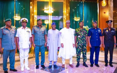 Tinubu Reshuffles Military Leadership, Appoints New Service Chiefs