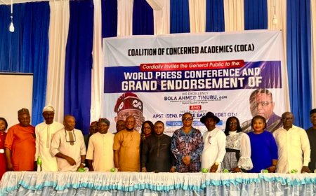 Cross River Academics Back President Tinubu, Governor Otu for Second Term