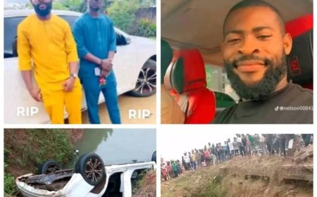 Two Friends Die As Car Plunges Into Ditch in Aba