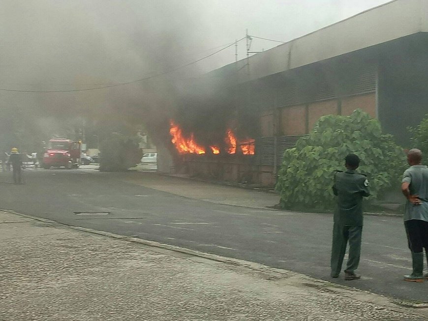 Fire Razes Section of Rivers Gov't Secretariat