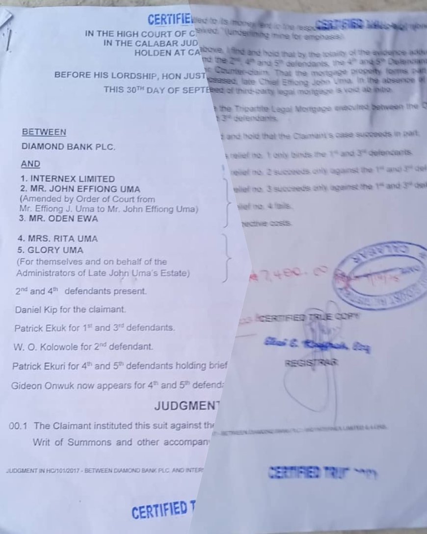 Groups Demand Gov Otu’s Aide Resignation Over Diamond Bank ₦208m Case