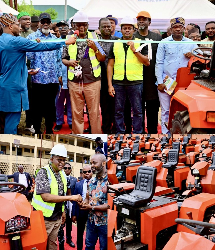 Gov Otu Flags Off Tractor Distribution, Launches Agricultural Mechanization in Cross River