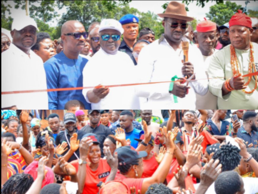 Obudu Agog as Senator Jarigbe Commissions Roads, Inspects Ongoing Projects