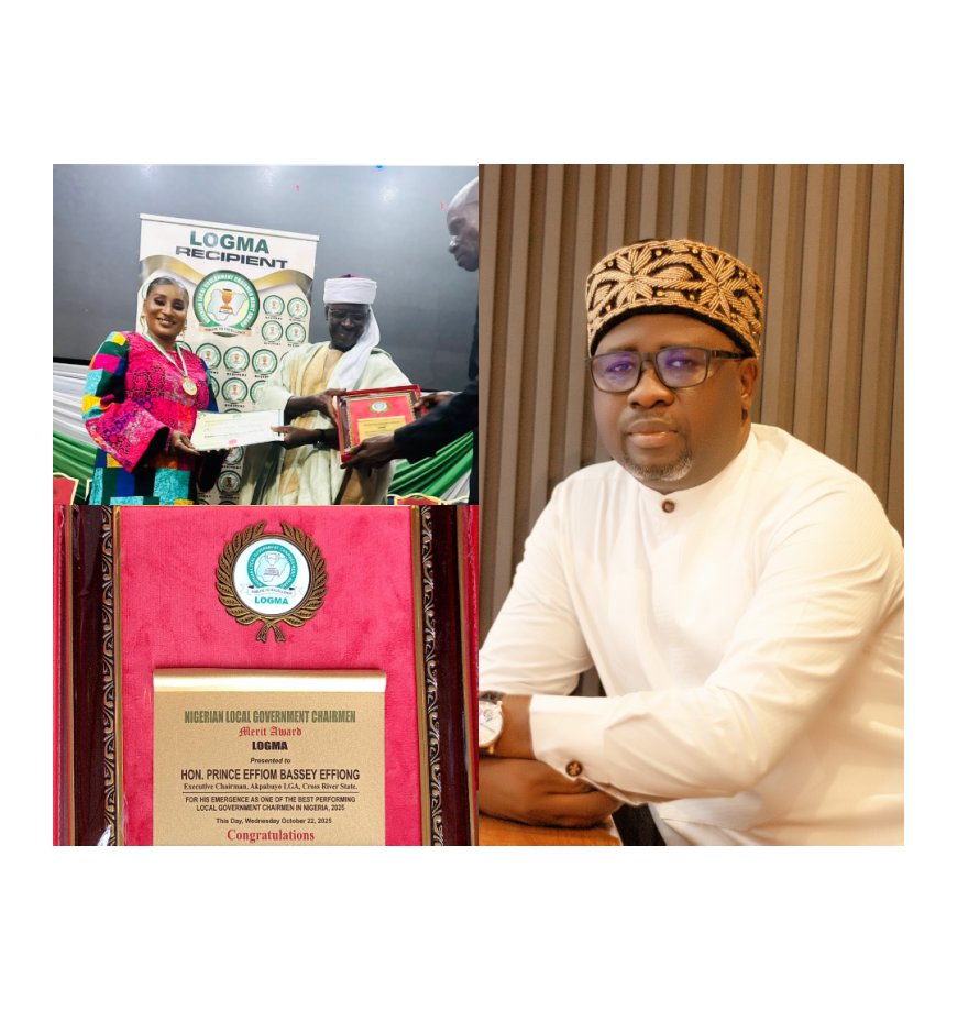 Akpabuyo Chairman Honoured in Abuja at LOGMA 2025 for Excellence in Leadership