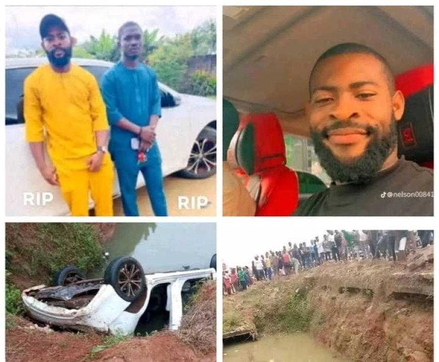 Two Friends Die As Car Plunges Into Ditch in Aba