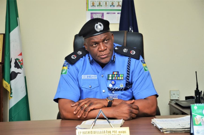 PRESS RELEASE:  CROSS RIVER STATE COMMAND MOVES TO CONTROL PROLIFERATION OF PROHIBITED FIREARMS AND IMPROVE PUBLIC SAFETY