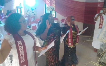 Hope Waddle Nat. President Charges Newly Inaugurated Edgerly Girls Exco  on Transparency, Accountability