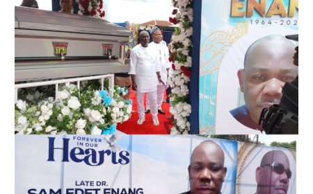 Environment Commissioner Buries Brother At Anong In Grand Style