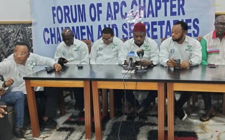 BREAKING: 35 APC Chairmen, Secretaries Demand Resignation of State Chairman, Eba, Over Alleged Financial Misappropriation