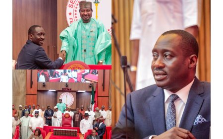 Jarigbe Formally Defects on Floor of Senate from PDP to APC, Cites Internal Party Crisis