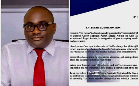 Nexus Worldwide Honours Gov Otu’s Aide, Agbor, for Exemplary Service, Leadership