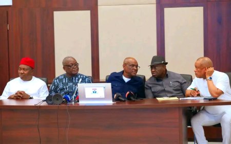 POLITICS: Wike-led PDP Faction Expels Govs Makinde, Bala Mohammed, Dauda Lawal, Bode George, Others