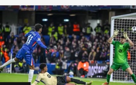 Chelsea vs Barcelona battle drawn as, Chelsea win at 90 minute over 10 men Barcelona