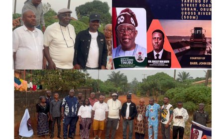 Barr. John Ebokpo Flags Off Rural Road Project to Boost Farming, Local Economy in Obubra