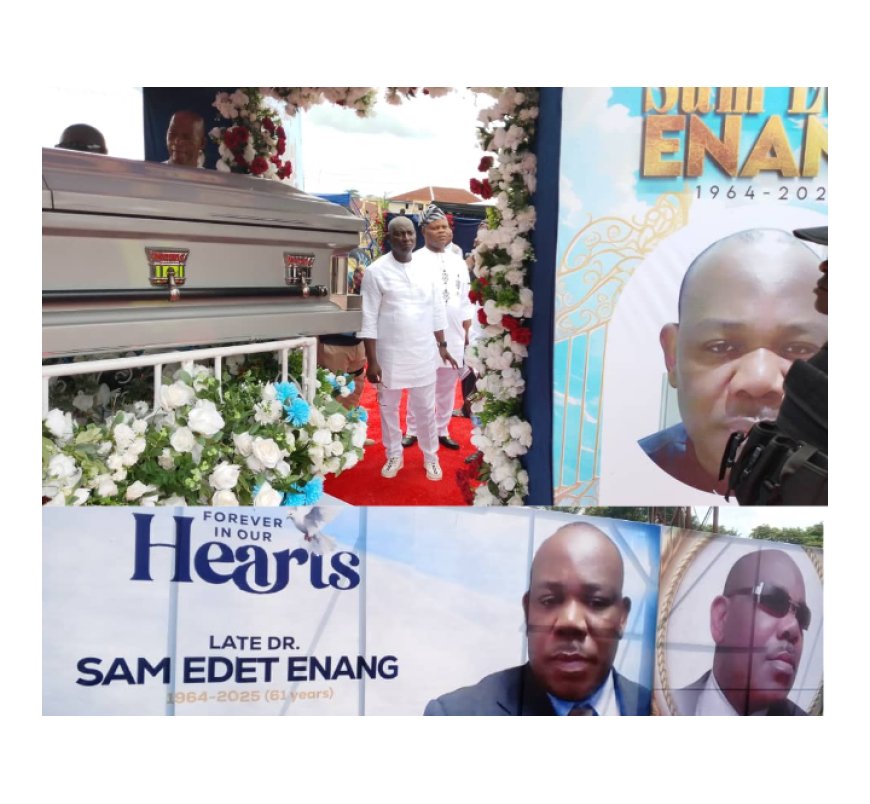 Environment Commissioner Buries Brother At Anong In Grand Style