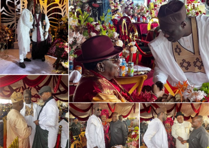 Jarigbe Attends Traditional Wedding of Sylvia Ekpenyong , Francis Edem in Calabar