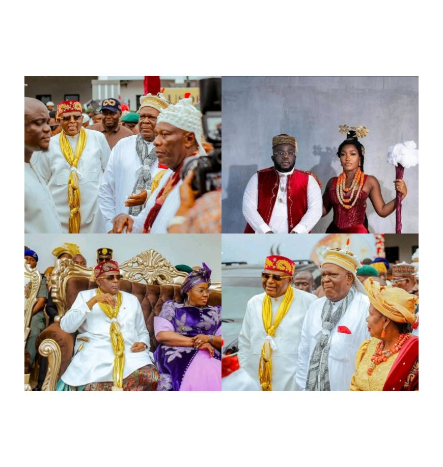 CULTURE: PICTORIALS OF  TRADITIONAL MARRIAGE OF THE SON OF FIRST FAMILY IN CALABAR
