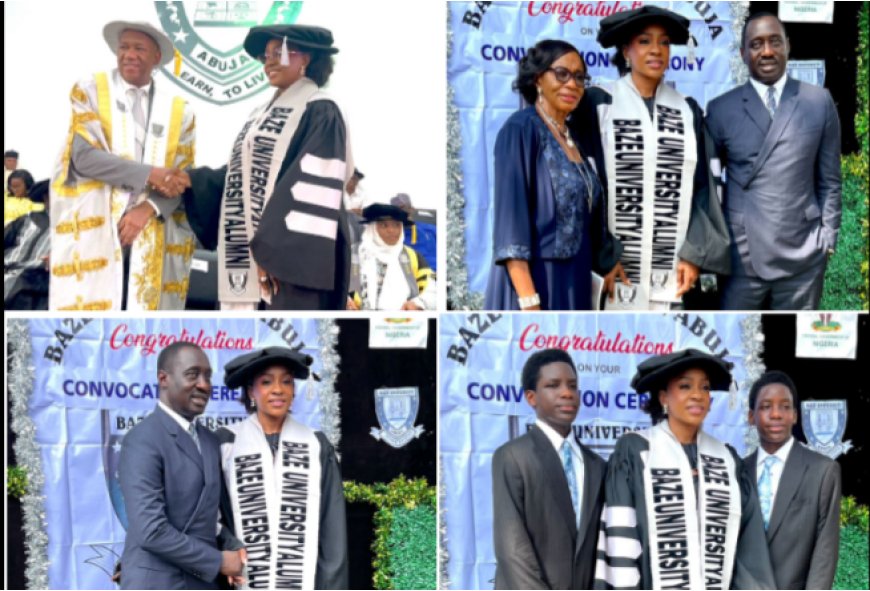 Jarigbe Lauds Wife for Bagging Doctorate Degree