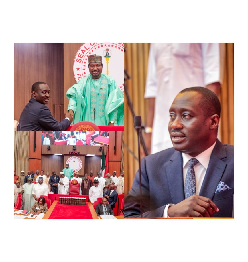 Jarigbe Formally Defects on Floor of Senate from PDP to APC, Cites Internal Party Crisis