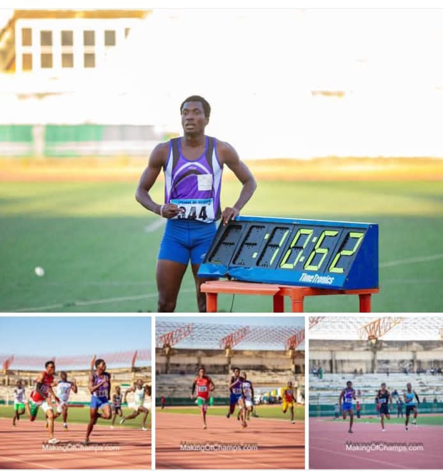 UNICAL’s Mathias Iwara Sprints to Glory, Becomes Fastest Man at #27NUGAGames