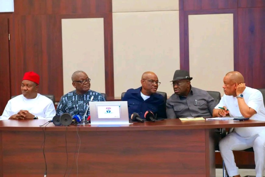 POLITICS: Wike-led PDP Faction Expels Govs Makinde, Bala Mohammed, Dauda Lawal, Bode George, Others
