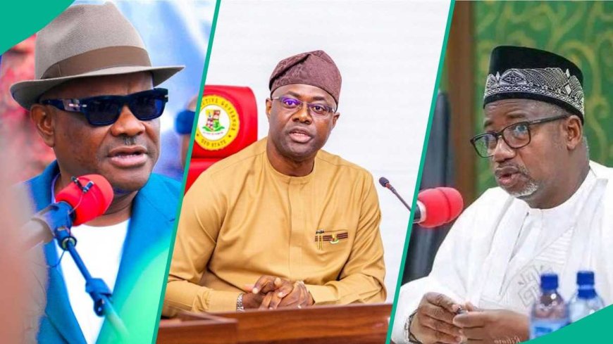 BREAKING: Gov Makinde, Bala, Wike Clash At Abuja PDP Secretariat