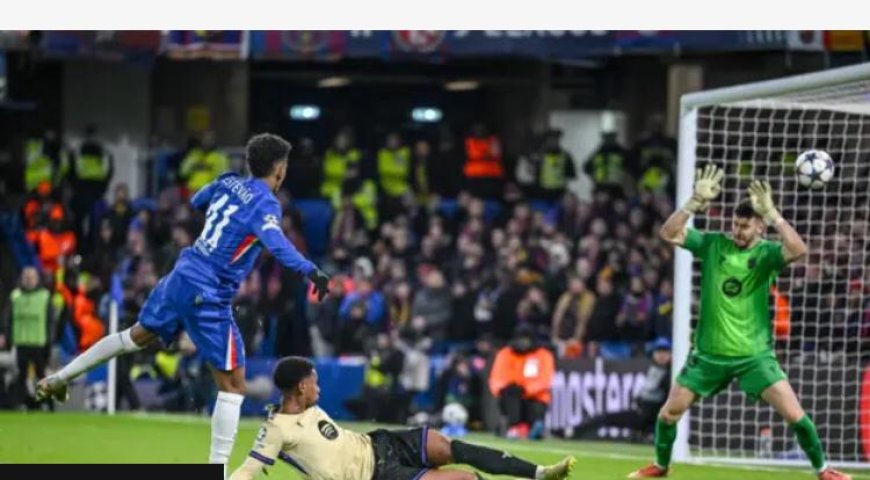 Chelsea vs Barcelona battle drawn as, Chelsea win at 90 minute over 10 men Barcelona