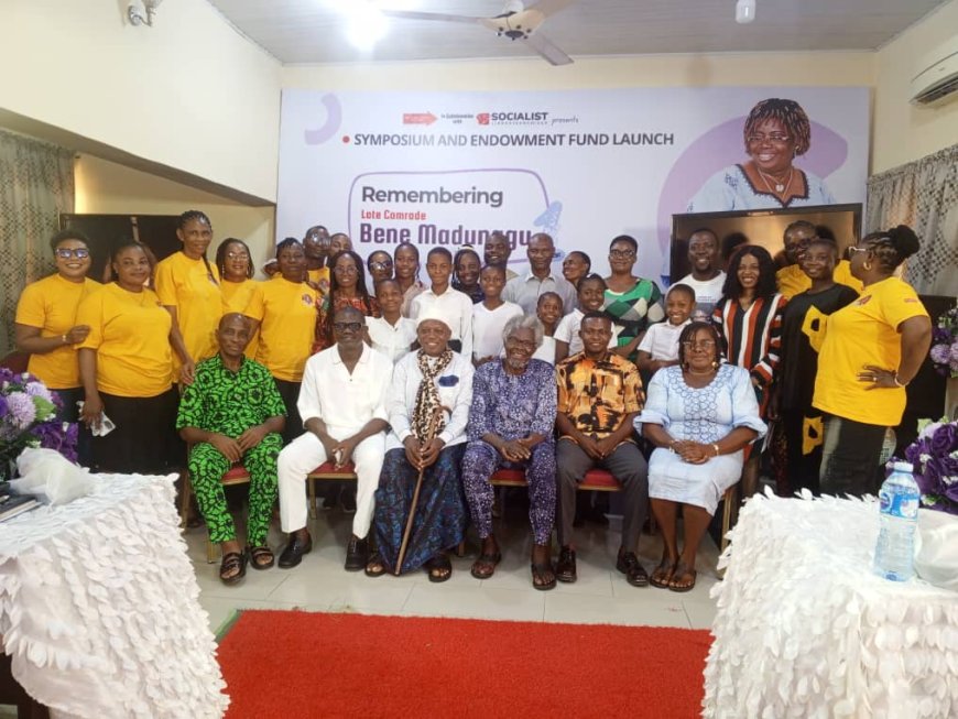 GPI, Socialist Library Honour Late Prof. Bene Madunagu, Launch Endowment to Sustain Her Legacy