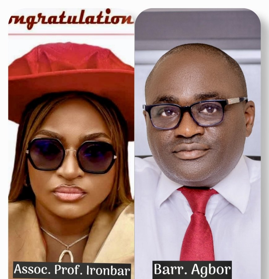 Otu’s Adviser, Agbor, Felicitates Dr. Ironbar on Elevation to Associate Professor