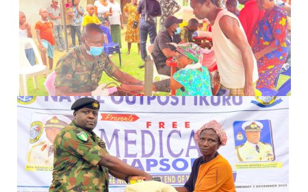 150 Persons Benefit From Navy Medical Outreach in Rivers State