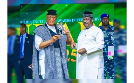 GOV ENO RECEIVES AWARD OF EXCELLENCE