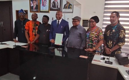 Kalu Assures UNICAL of Greater Collaboration, as VC Commends His National Impact