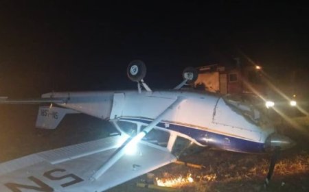 CESSNA Plane Crashes At Owerri Airport