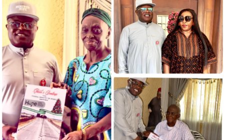 Ebonyi State: Umahi Pays  Christmas Visit Founding Governors