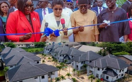 Fubara Commissions Permanent Secretaries’ Quarters in Port Harcourt