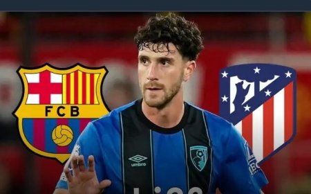 Barcelona Set to Rival Atlético Madrid for Bournemouth Star Eyeing Premier League Exit